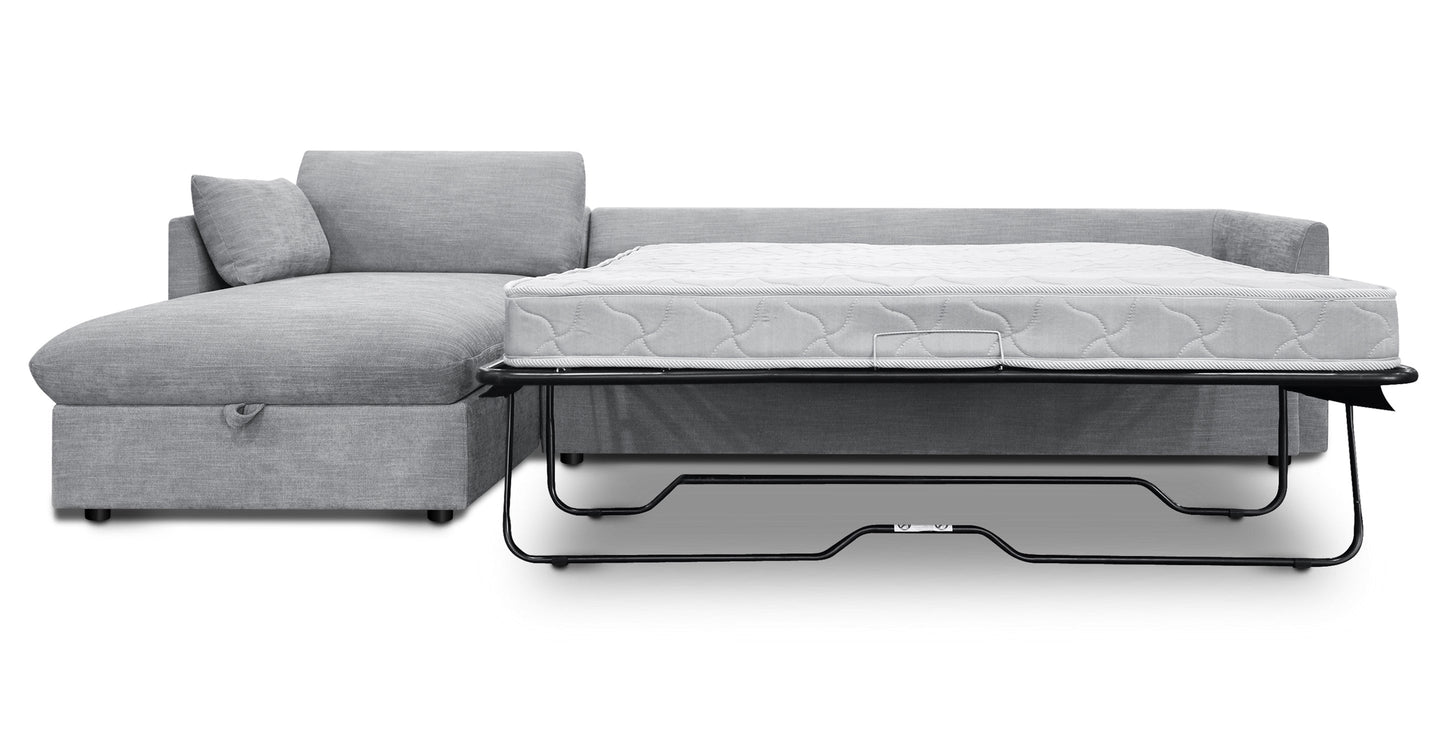 Divano letto componibile Argos con letto rivolto a sinistra