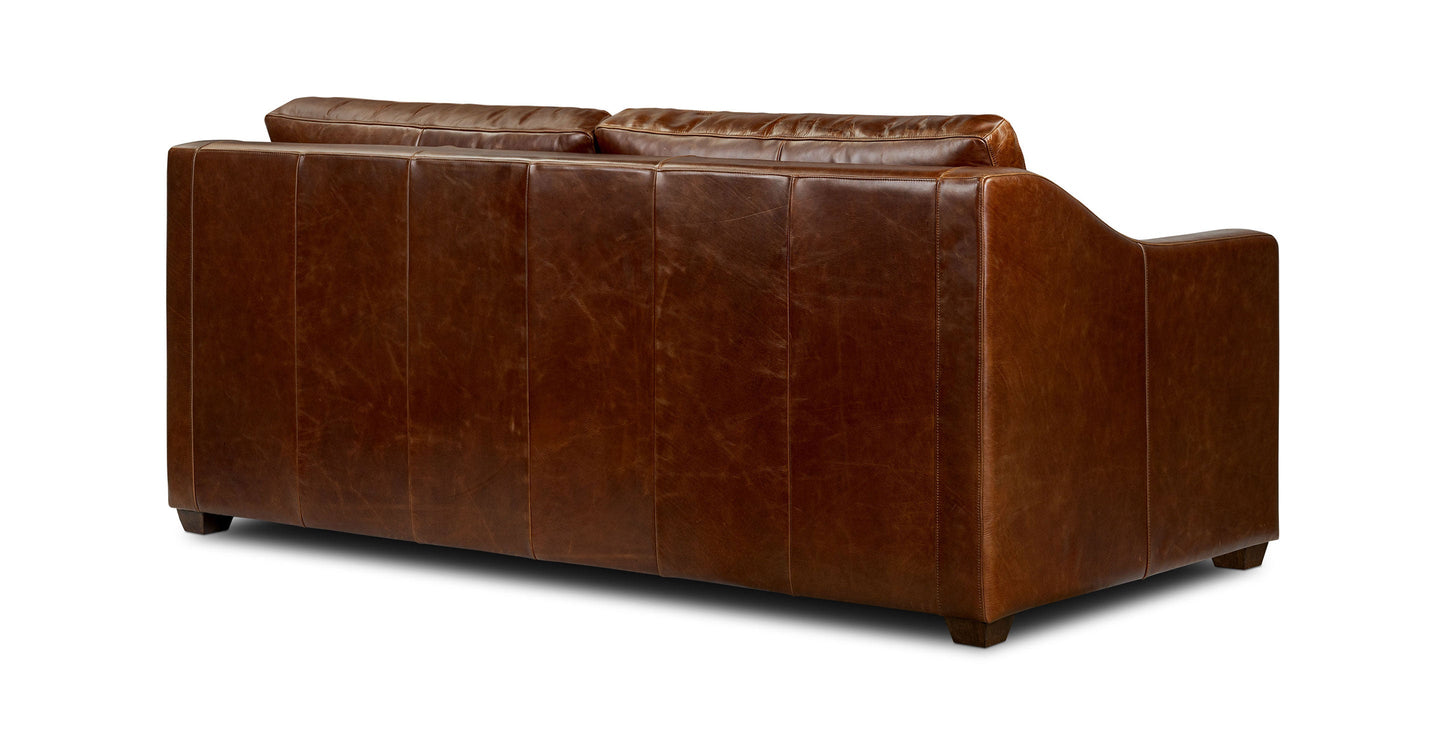 Divano letto trasformabile in pelle Biltmore
