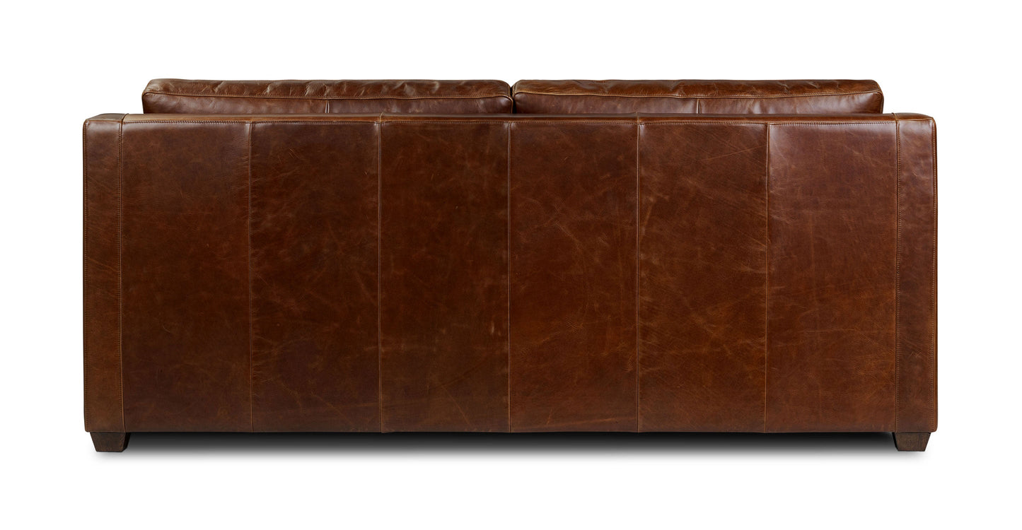 Divano letto trasformabile in pelle Biltmore