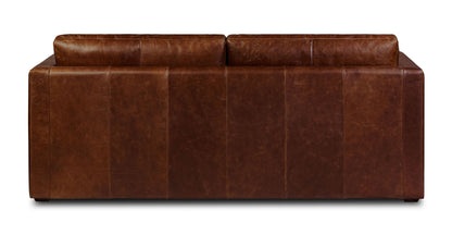 Divano letto trasformabile estraibile in pelle Napa 82