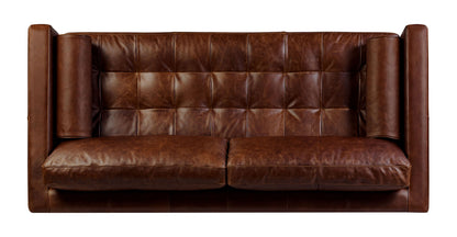 Divano letto trasformabile estraibile in pelle Napa 82
