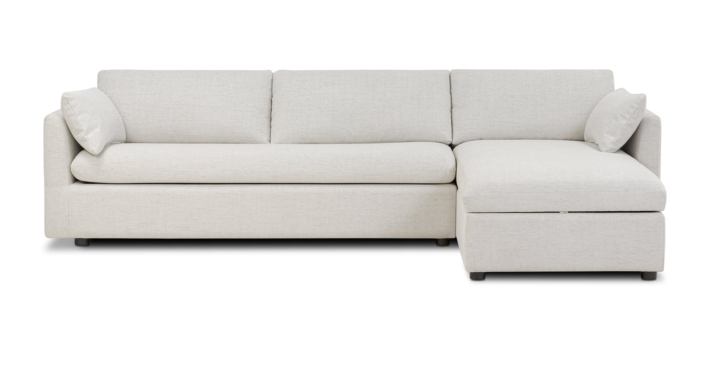 Divano letto componibile Argos con letto a destra