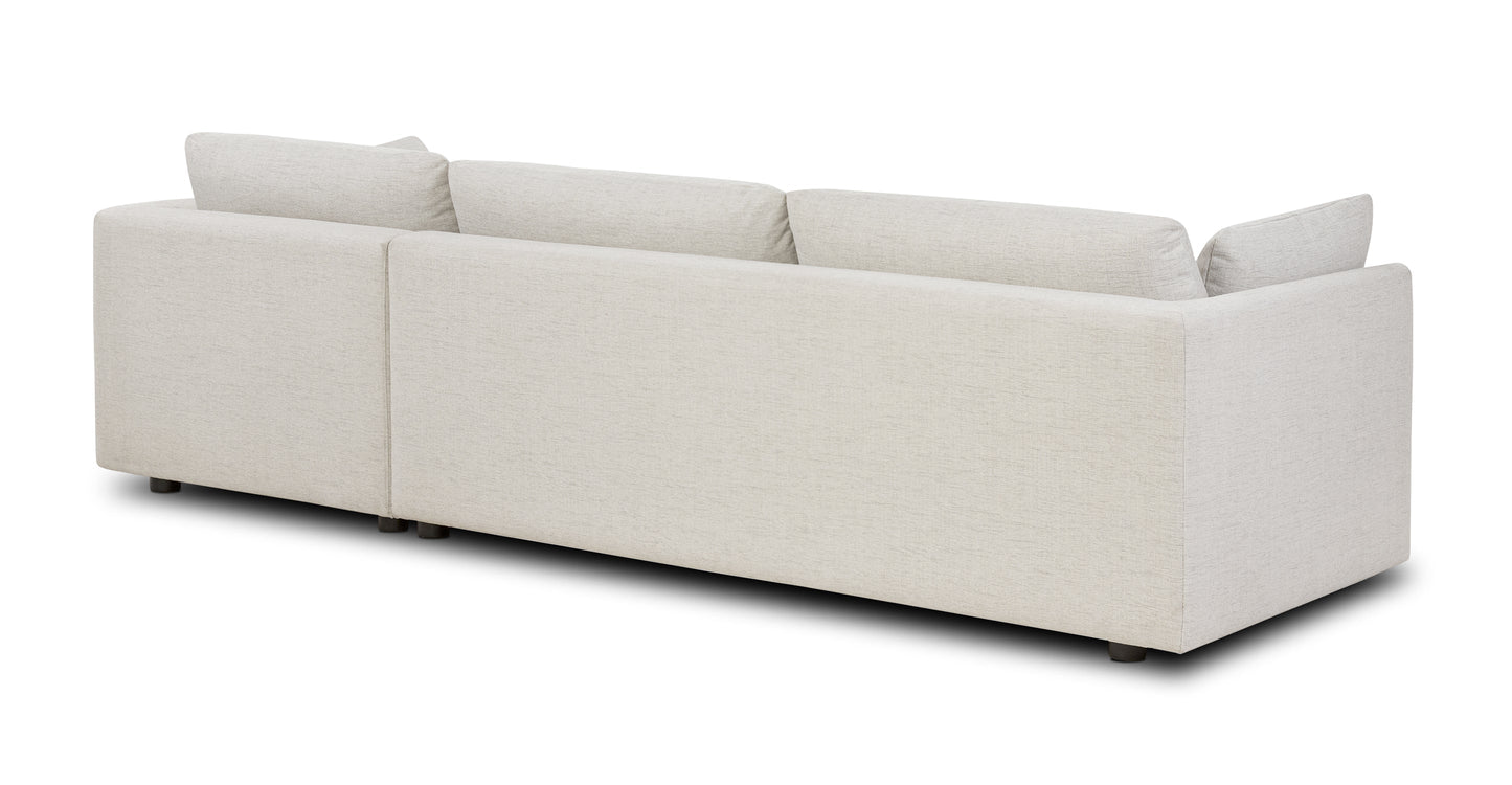 Divano letto componibile Argos con letto a destra