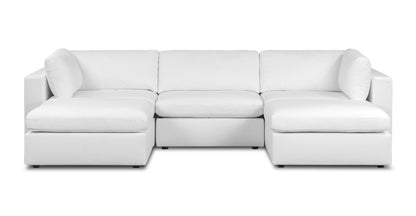Divano componibile a 5 posti Vari Modular Double Chaise