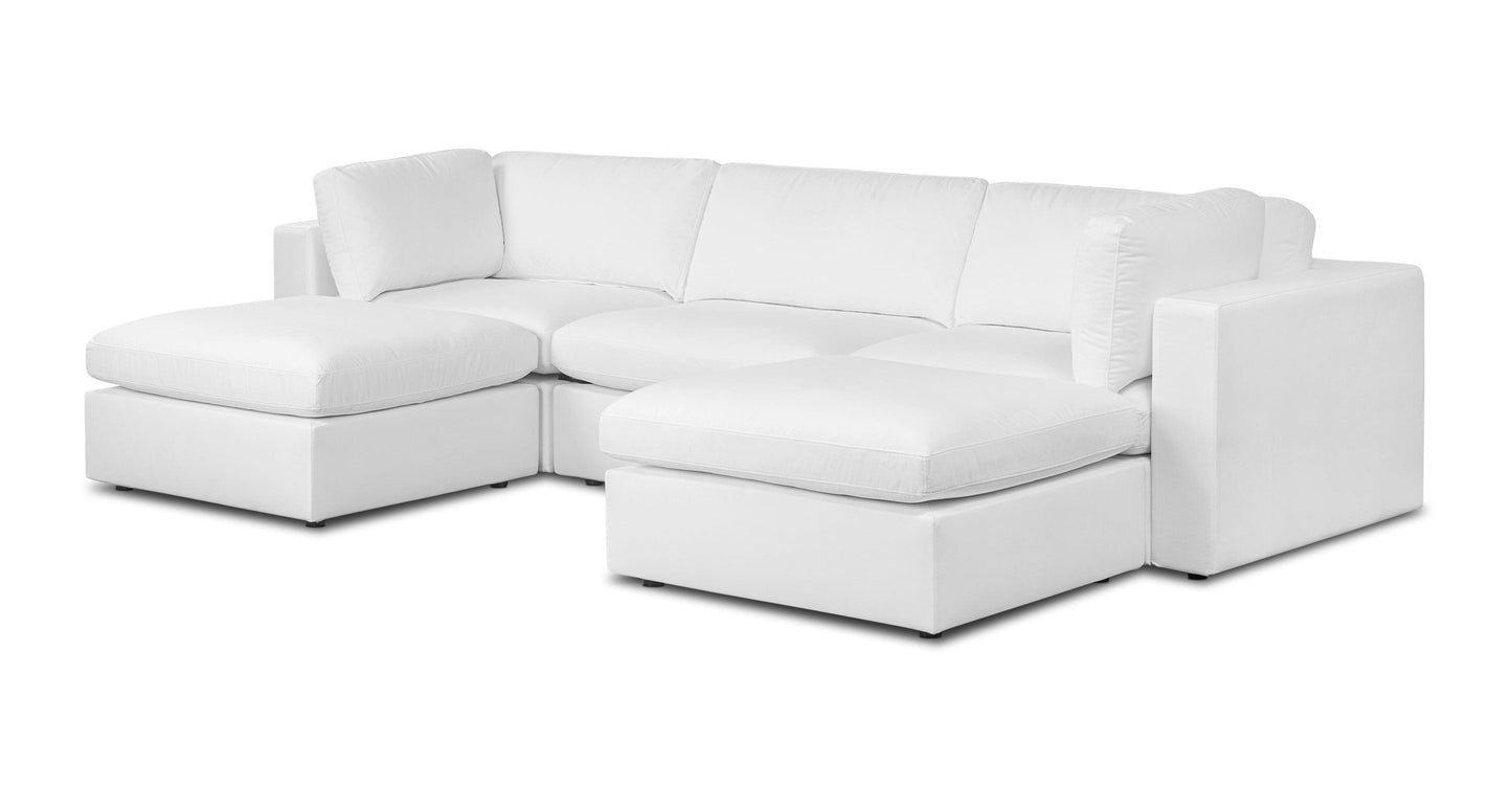 Divano componibile a 5 posti Vari Modular Double Chaise