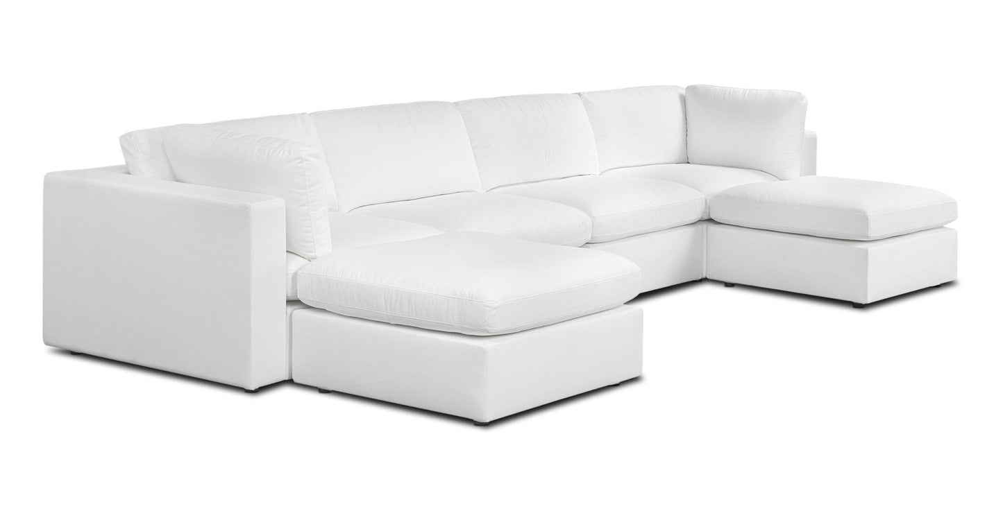 Divano componibile a 6 posti Vari Modular Double Chaise