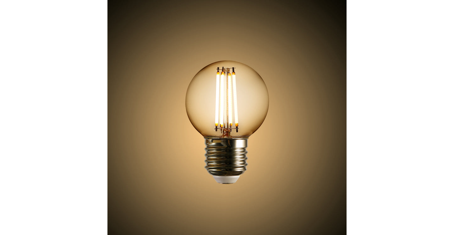Lampadina a filamento LED trasparente Koby G16.5