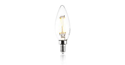 Lampadine a filamento LED trasparenti Arden C32