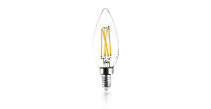 Lampadine a filamento LED trasparenti Arden C32