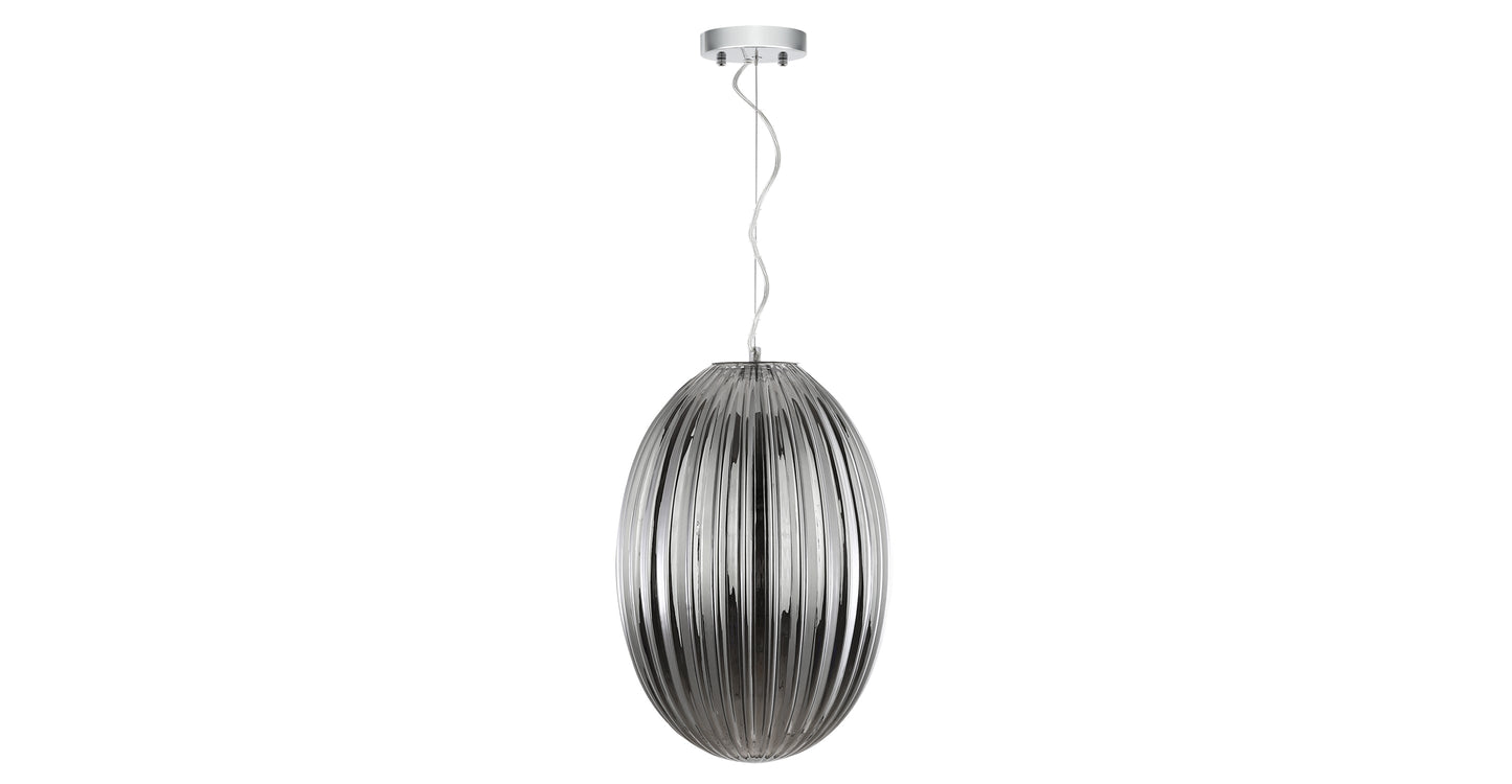Lampada a sospensione in vetro Opal 12