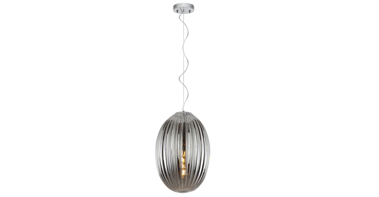 Lampada a sospensione in vetro Opal 12