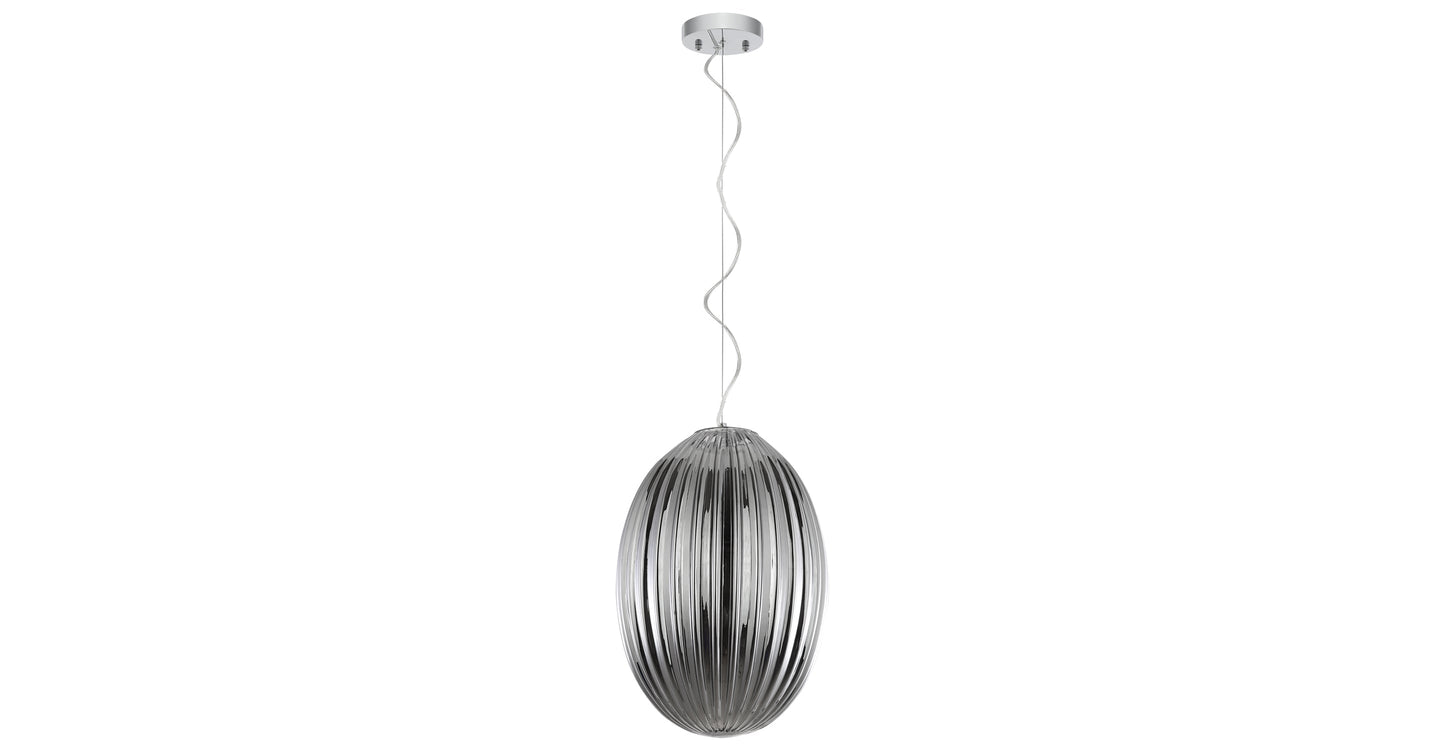 Lampada a sospensione in vetro Opal 12