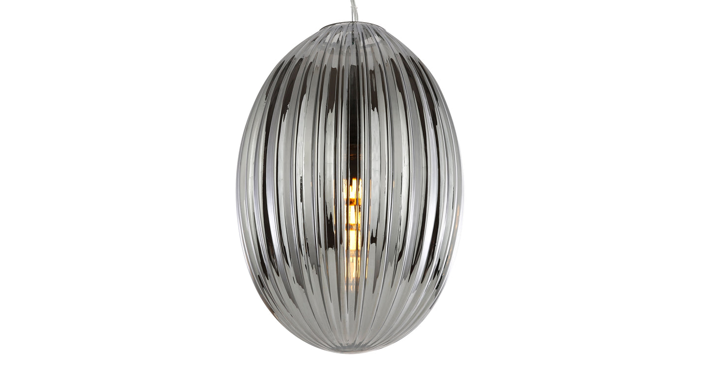 Lampada a sospensione in vetro Opal 12