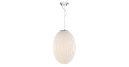 Lampada a sospensione in vetro Opal 12