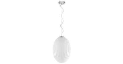 Lampada a sospensione in vetro Opal 12