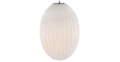 Lampada a sospensione in vetro Opal 12